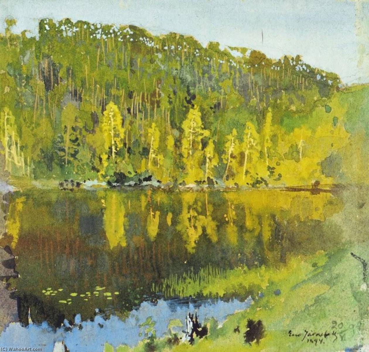 Order Art Reproductions Forest Lake, 1894 by Eero Järnefelt (1863-1937) | ArtsDot.com