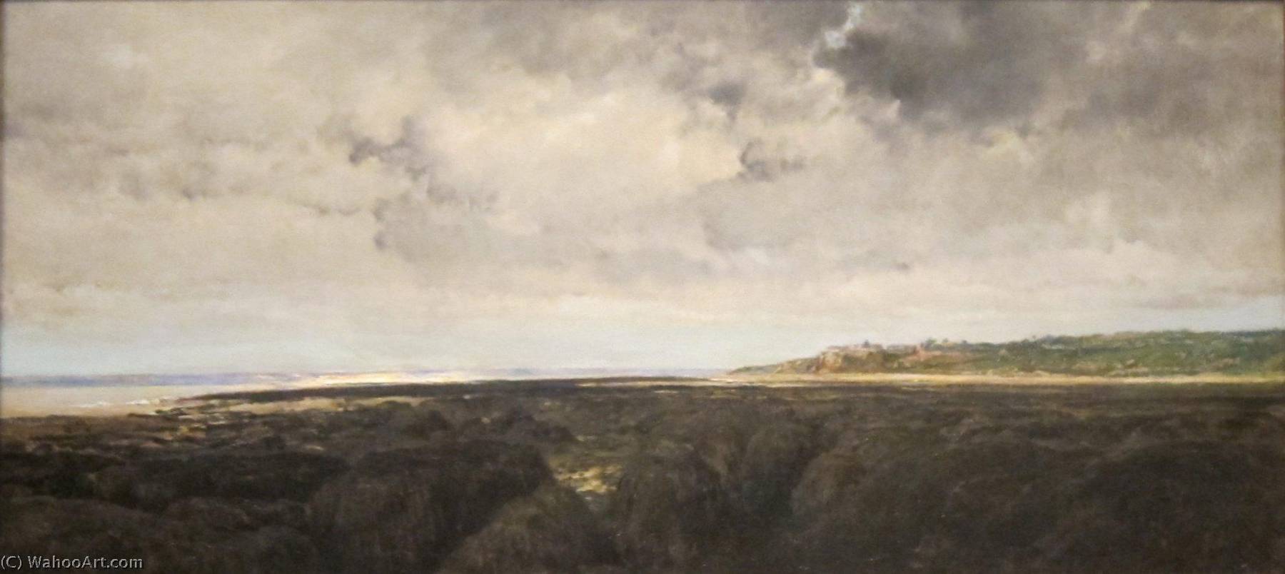Order Paintings Reproductions English Villerville seen from Le Ratier, 1855 by Charles François Daubigny (1817-1878, France) | ArtsDot.com