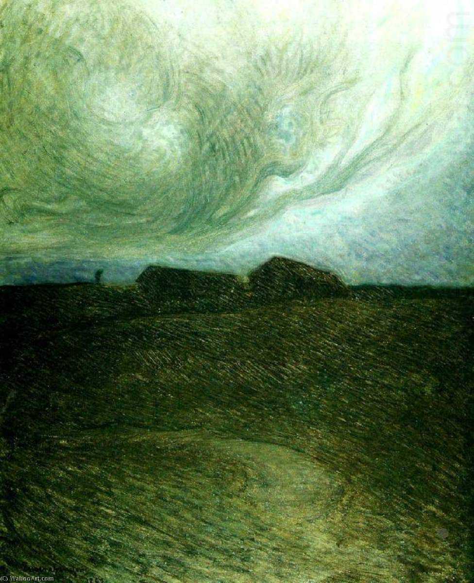 Order Paintings Reproductions Moonlight by Eugene Jansson (1862-1915) | ArtsDot.com