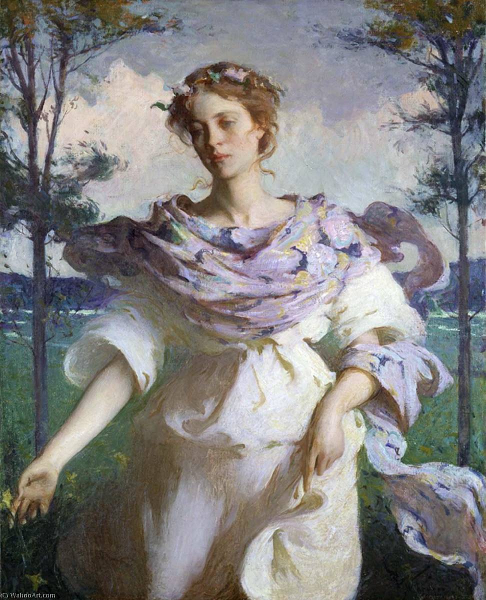 Order Paintings Reproductions Summer, 1890 by Frank Weston Benson (1862-1951, United States) | ArtsDot.com
