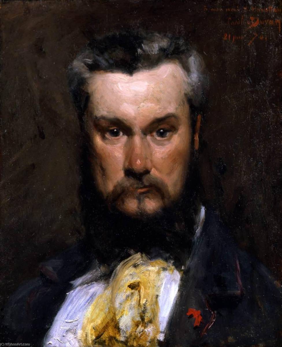 Buy Museum Art Reproductions Portrait of Hector Hanoteau, 1870 by Carolus-Duran (Charles-Auguste-Emile Durand) (1837-1917) | ArtsDot.com