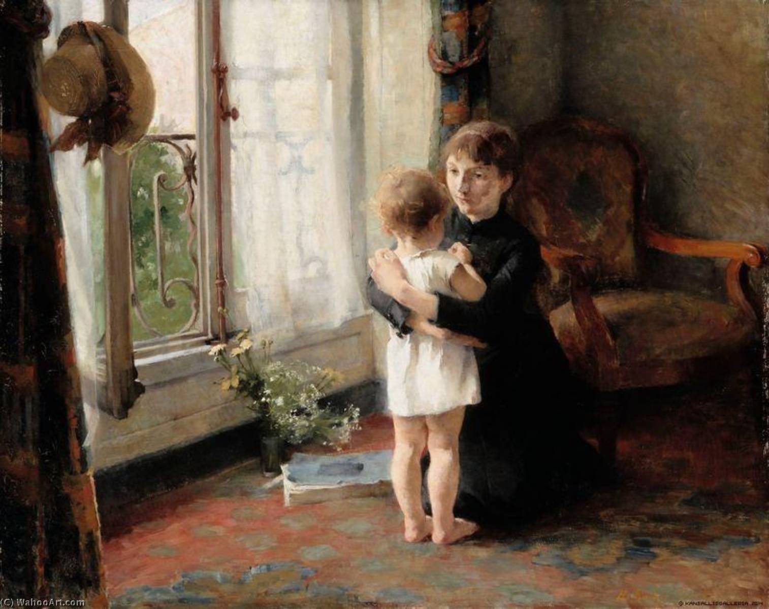 Order Oil Painting Replica Mother and Child, 1886 by Helene Schjerfbeck (1862-1946, Finland) | ArtsDot.com