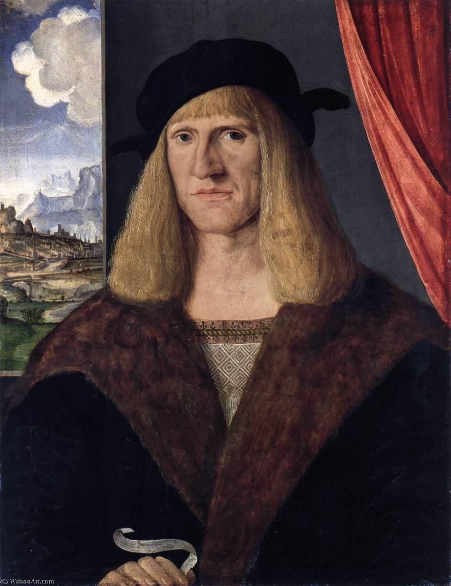 Order Art Reproductions Portrait of a Man, 1500 by Jacopo Barbari (1460-1516) | ArtsDot.com