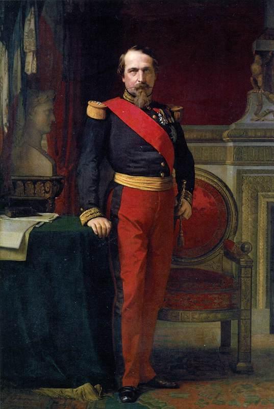 Buy Museum Art Reproductions Napoléon III, Emperor of France, 1860 by Hippolyte Jean Flandrin (1809-1864) | ArtsDot.com