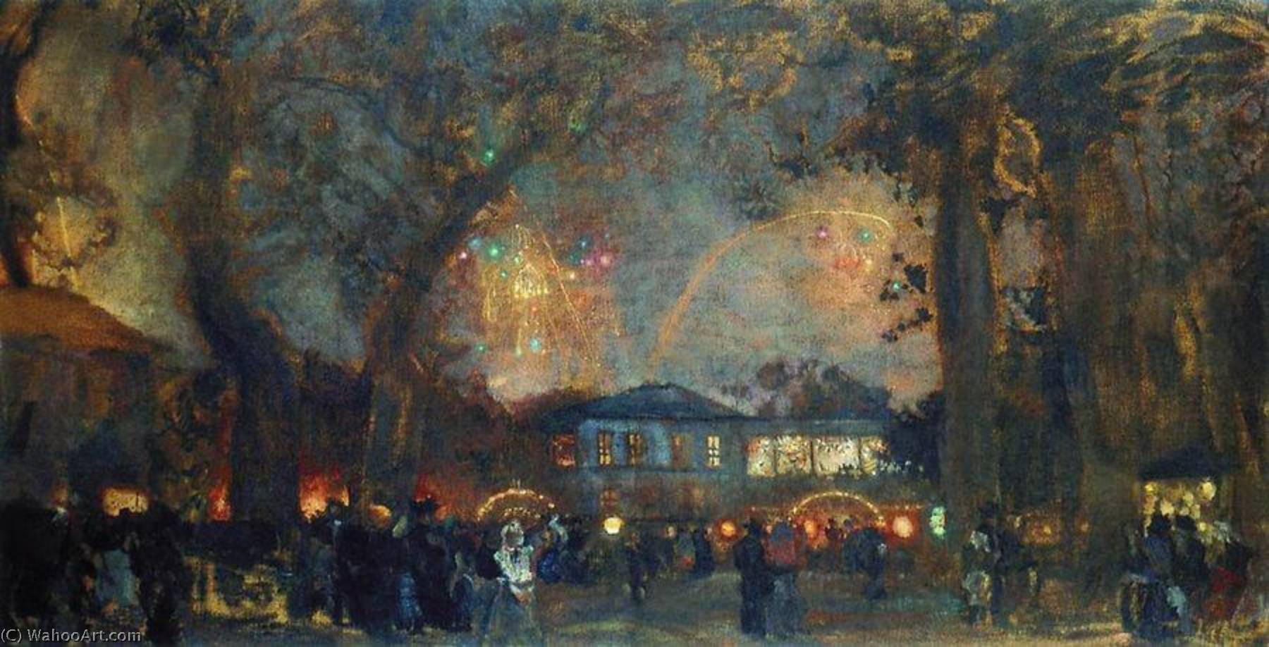 Order Art Reproductions Fireworks, 1912 by Isaak Brodsky (1883-1939) | ArtsDot.com
