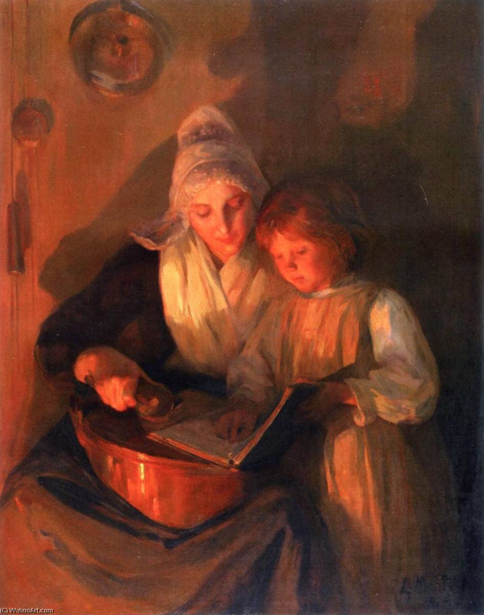 Order Oil Painting Replica Dis Moi, 1895 by Laura Muntz Lyall (1860-1930, United Kingdom) | ArtsDot.com