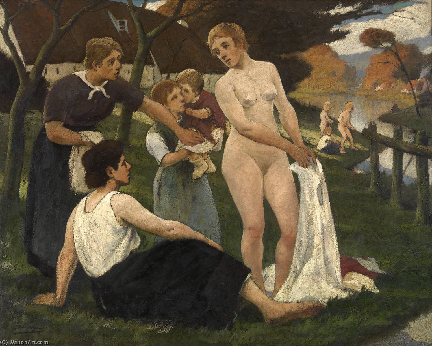順序 「アート再現 オアシス, 1912 バイ Eugène Laermans (1864-1940) | ArtsDot.com