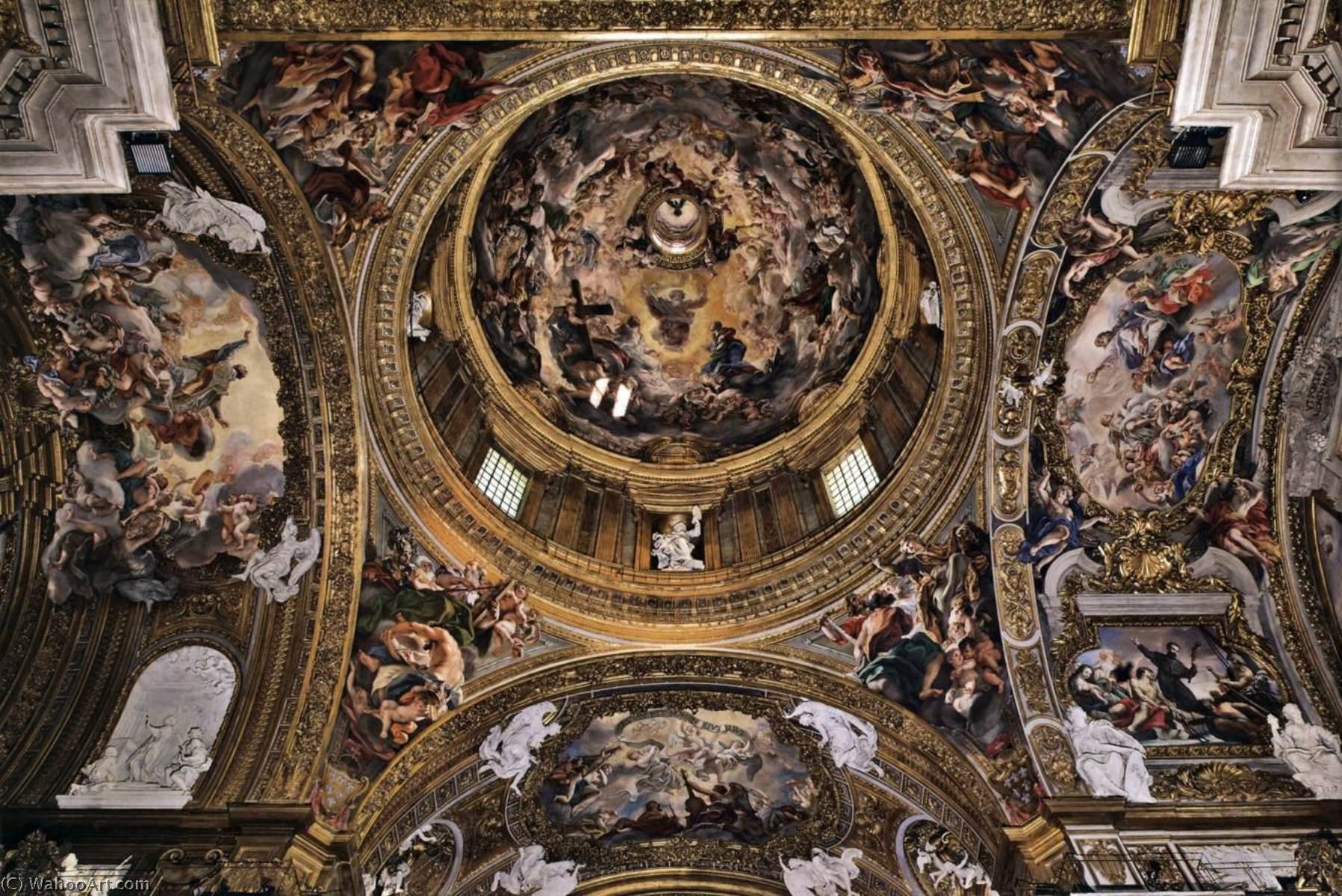 Order Artwork Replica Cupola decoration, 1676 by Giovanni Battista Gaulli (Baciccio) | ArtsDot.com