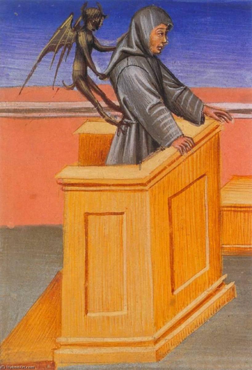顺序 油畫 Dante Divina Commedia, 1440 通过 Giovanni Di Paolo Di Grazia (1403-1482) | ArtsDot.com
