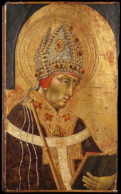 Order Oil Painting Replica Saint Ambrose, 1465 by Giovanni Di Paolo Di Grazia (1403-1482) | ArtsDot.com