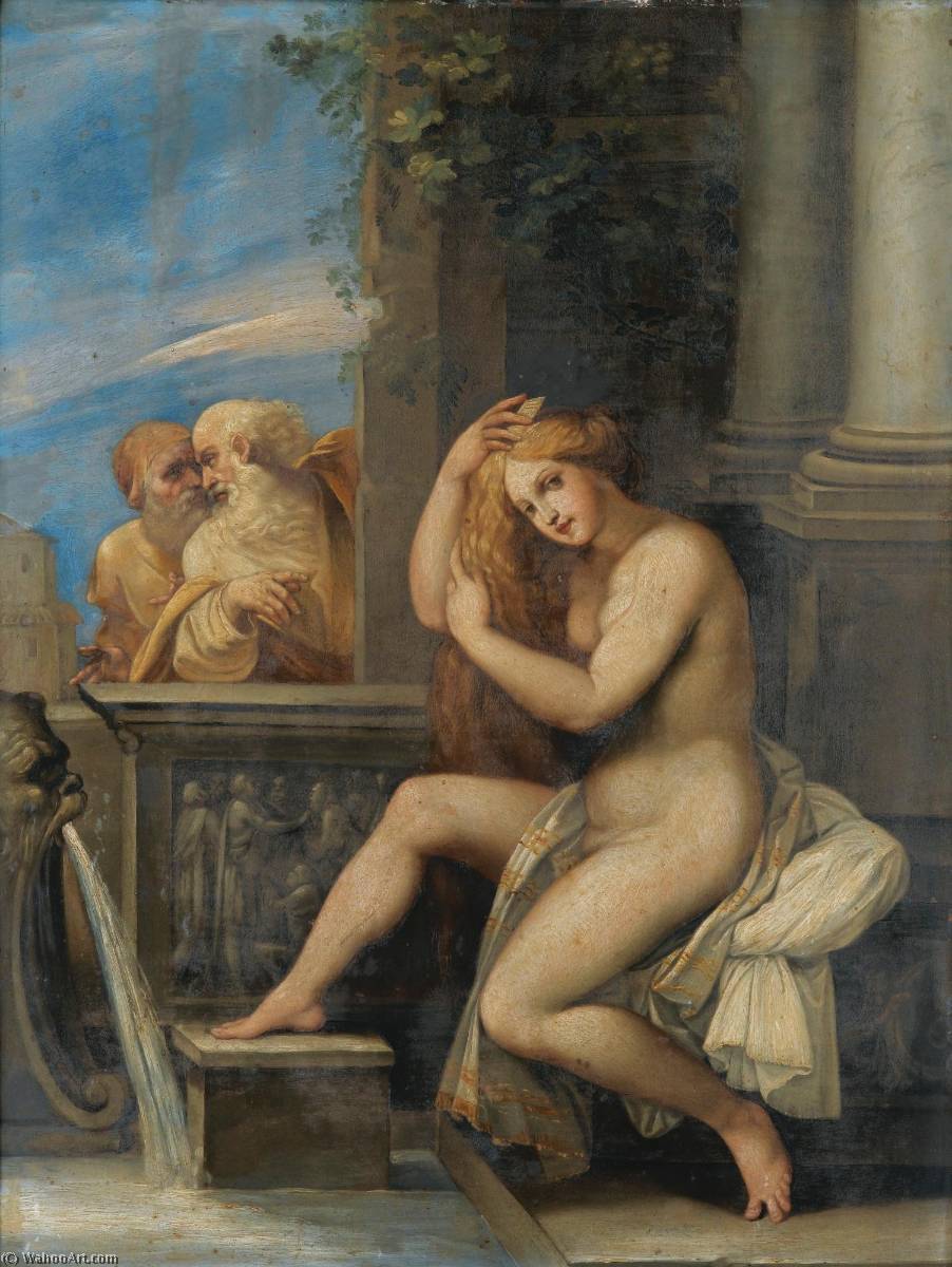 Buy Museum Art Reproductions Suzanne et les vieillards by Guiseppe Cesari Dit Le Cavalier D'arpin (1568-1640) | ArtsDot.com