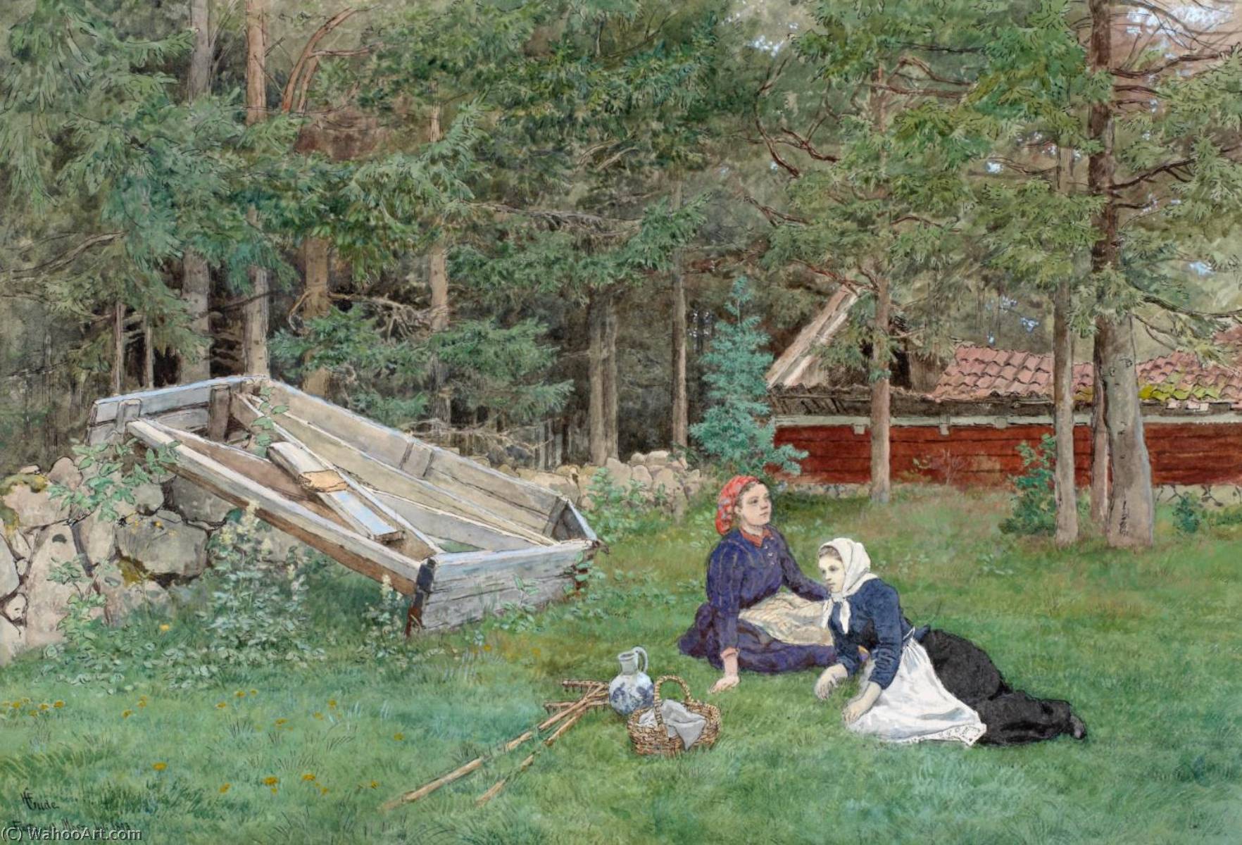 Order Oil Painting Replica , 1893 by Hans Fredrik Gude (1825-1903, Sweden) | ArtsDot.com