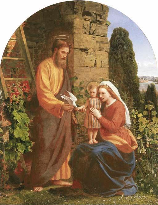 Buy Museum Art Reproductions The Holy Family, 1878 by James Collinson (1825-1881) | ArtsDot.com