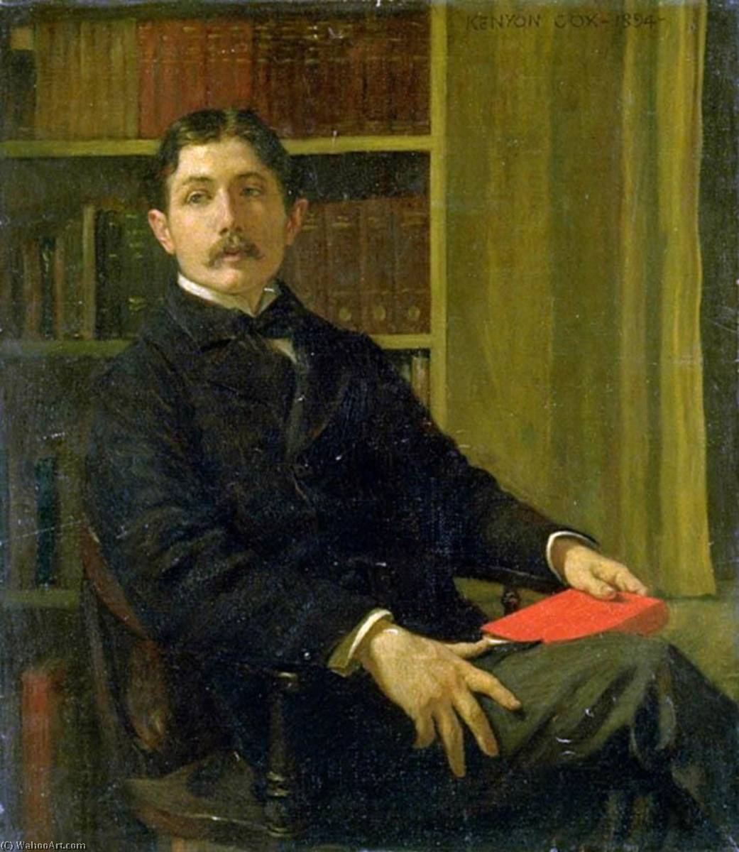Order Paintings Reproductions Portrait of Mr. Wiley, 1894 by Kenyon Cox (1856-1919) | ArtsDot.com
