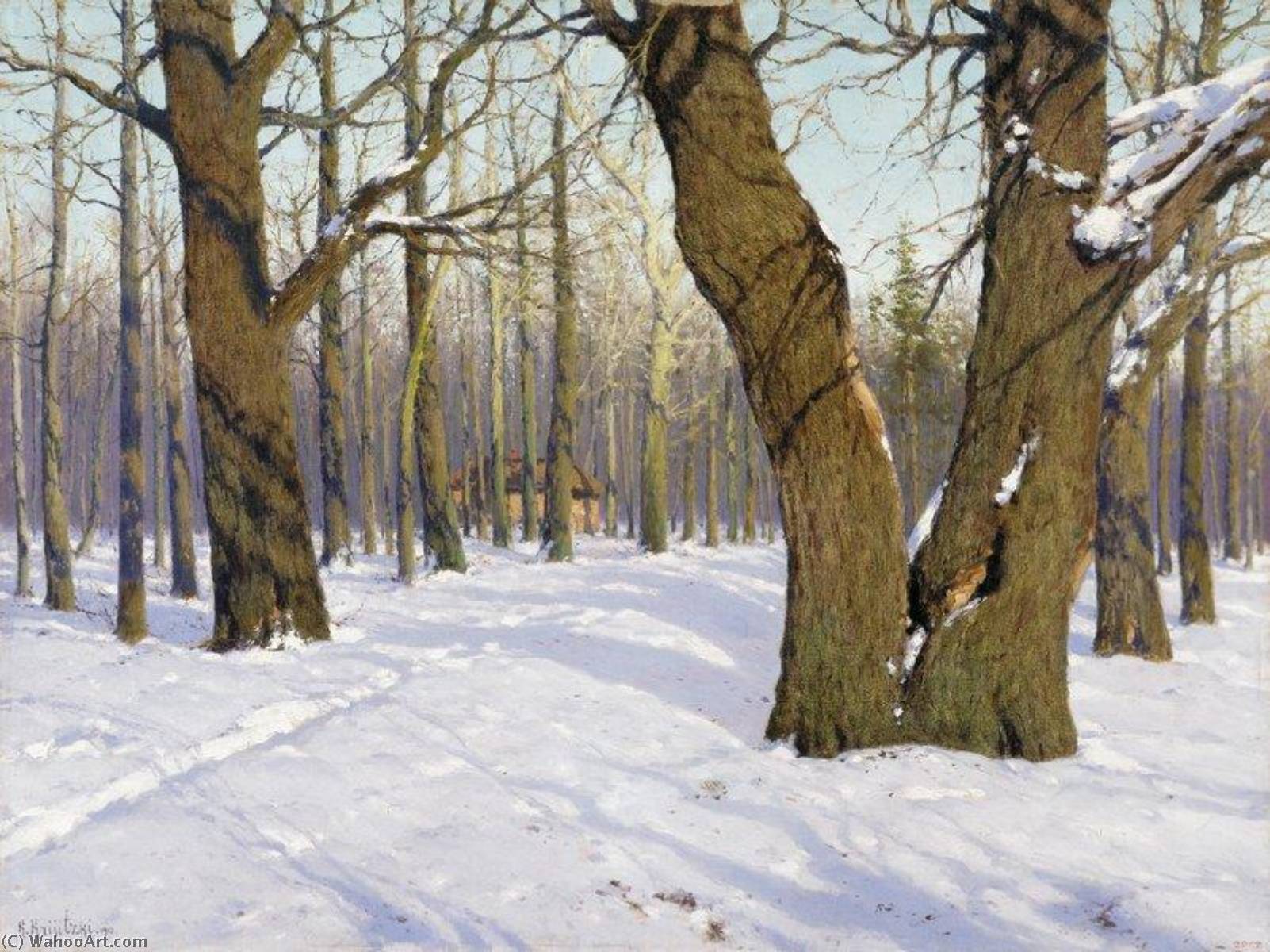 Order Artwork Replica The End of Winter, 1910 by Konstantin Yakovlevich Kryzhitsky (1858-1911) | ArtsDot.com