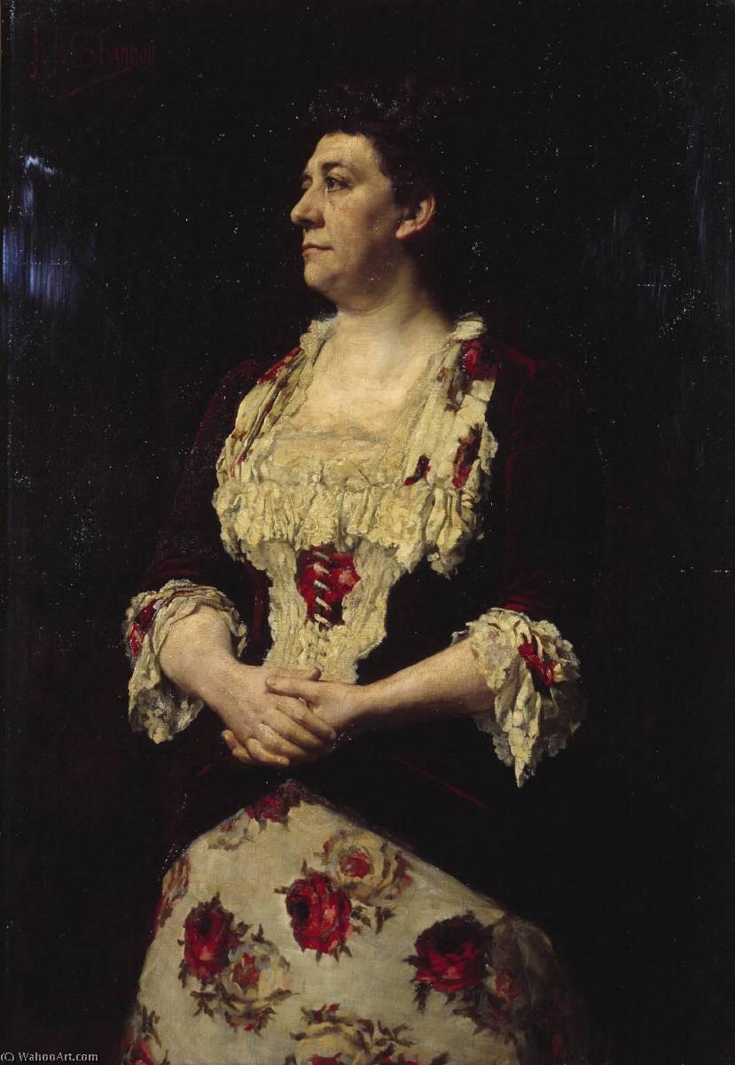 Buy Museum Art Reproductions Madame Patey, 1884 by James Jebusa Shannon | ArtsDot.com