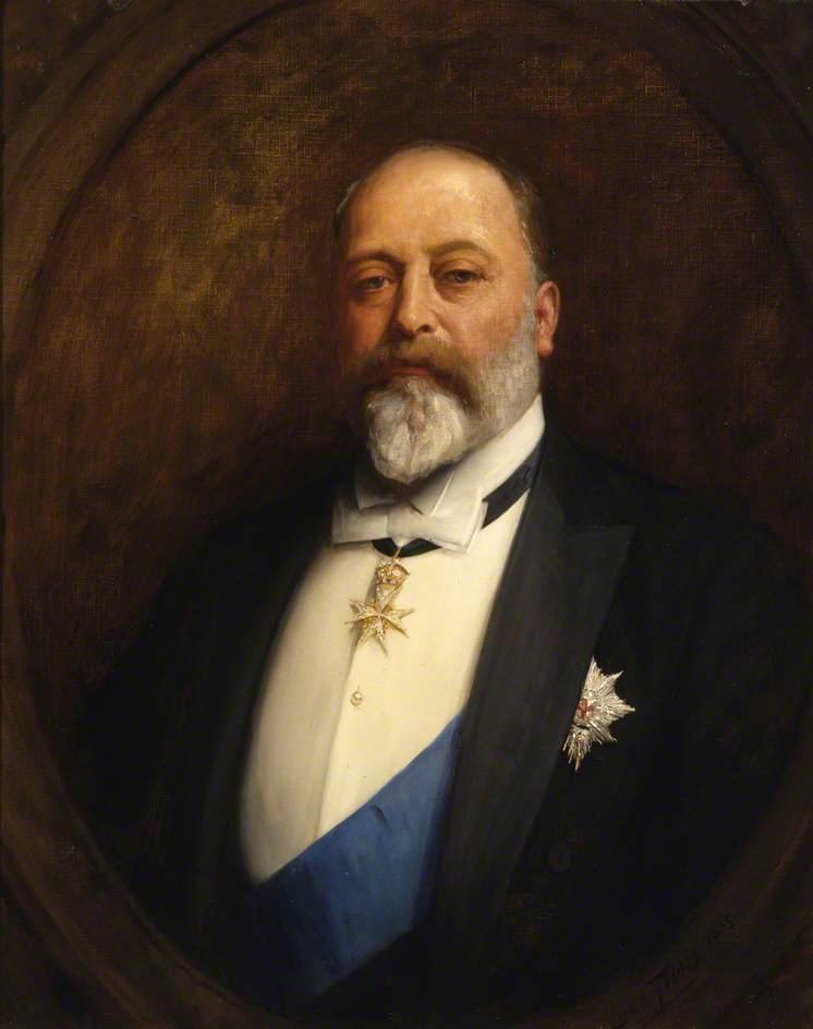 顺序 藝術再現 Edward VII 。, 1901 通过 Samuel Luke Fildes (1843-1927, United Kingdom) | ArtsDot.com