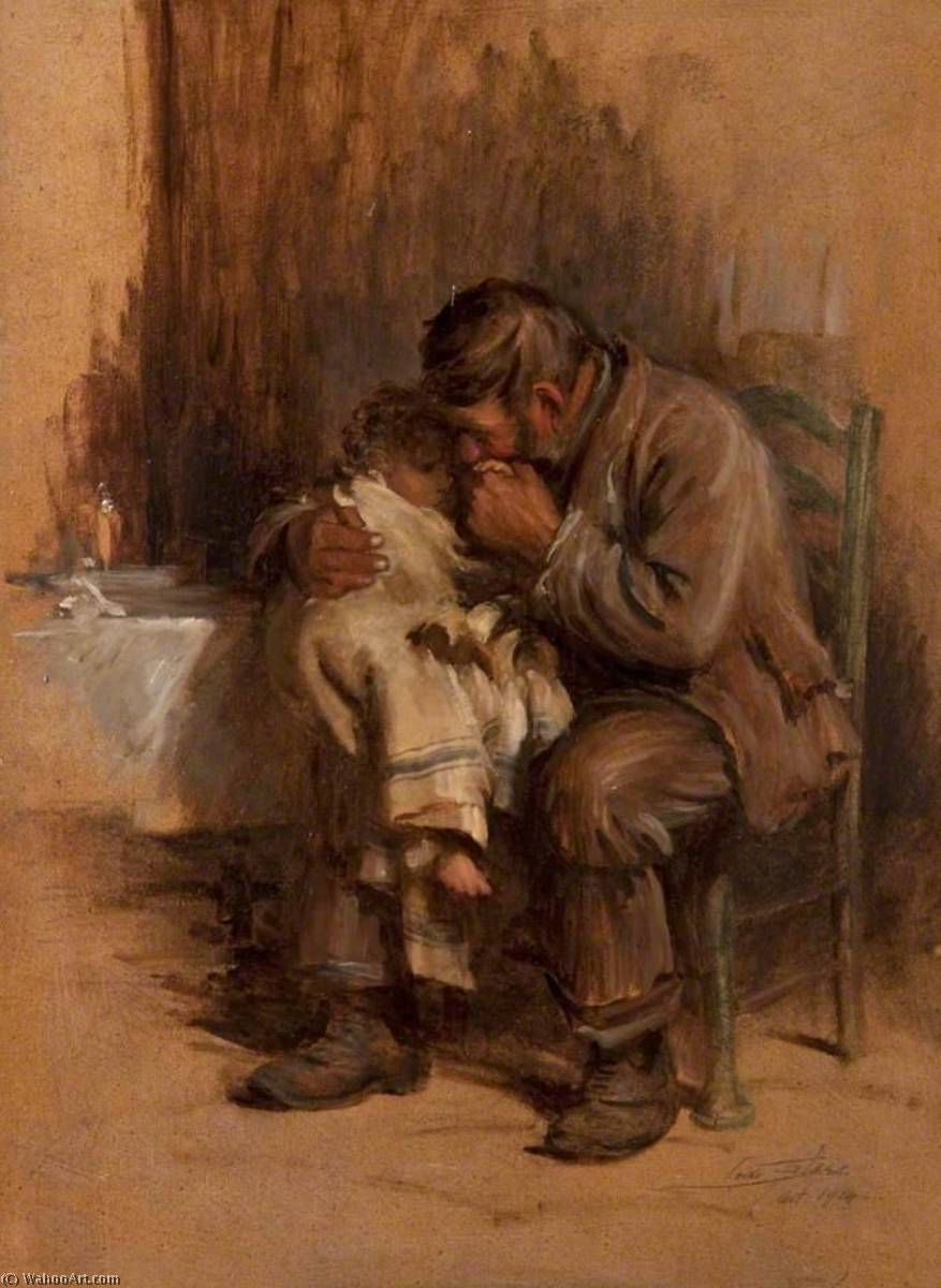 Buy Museum Art Reproductions Motherless by Samuel Luke Fildes (1843-1927, United Kingdom) | ArtsDot.com