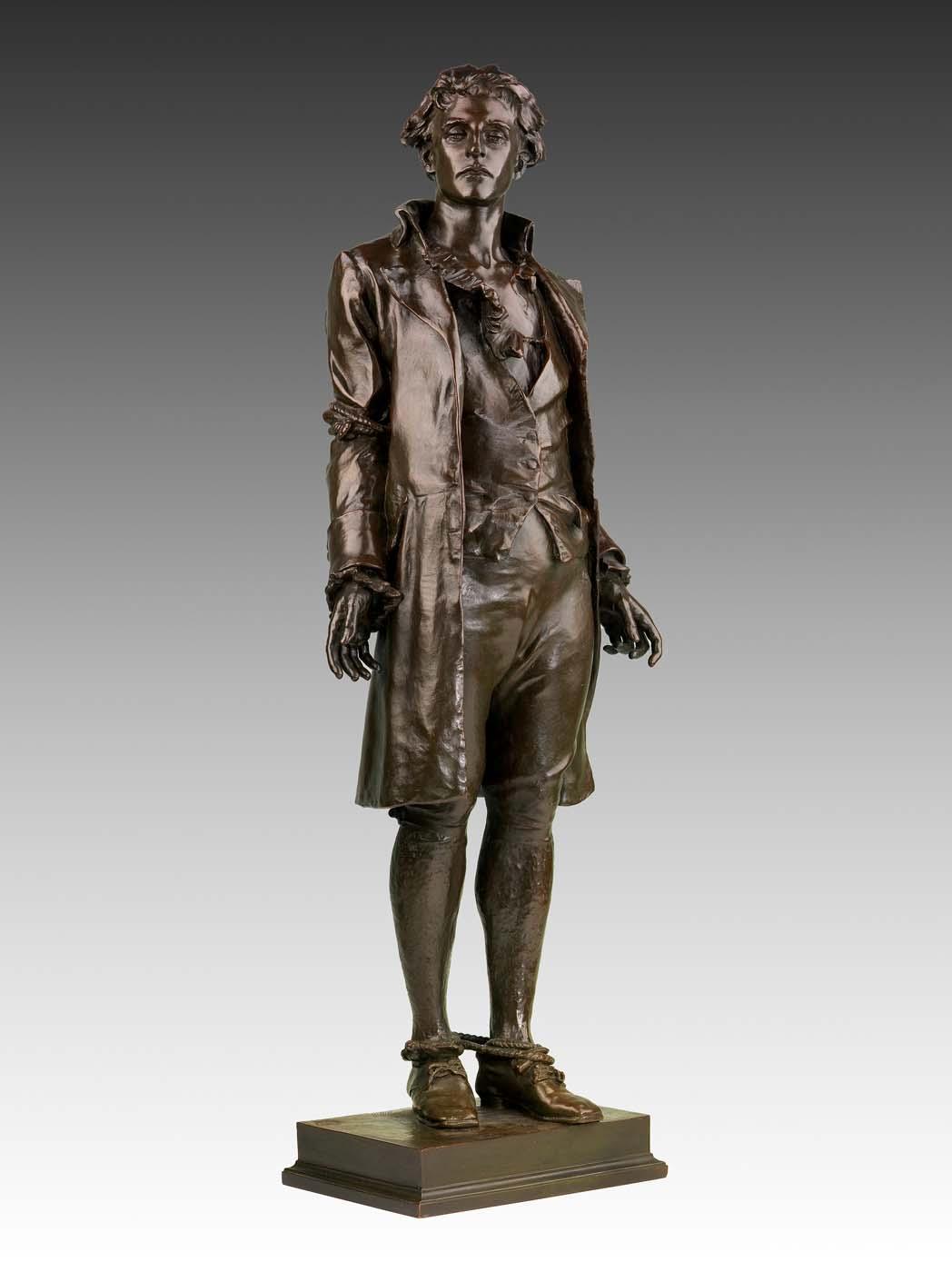 Order Oil Painting Replica Nathan Hale, 1890 by Frederick William Macmonnies (1863-1937) | ArtsDot.com