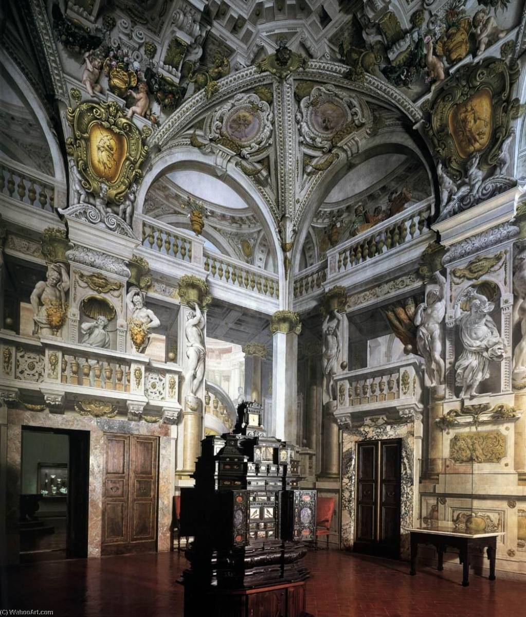 顺序 油畫 Udienza Pubblica的看法, 1639 通过 Angelo Michele Colonna (1604-1687) | ArtsDot.com