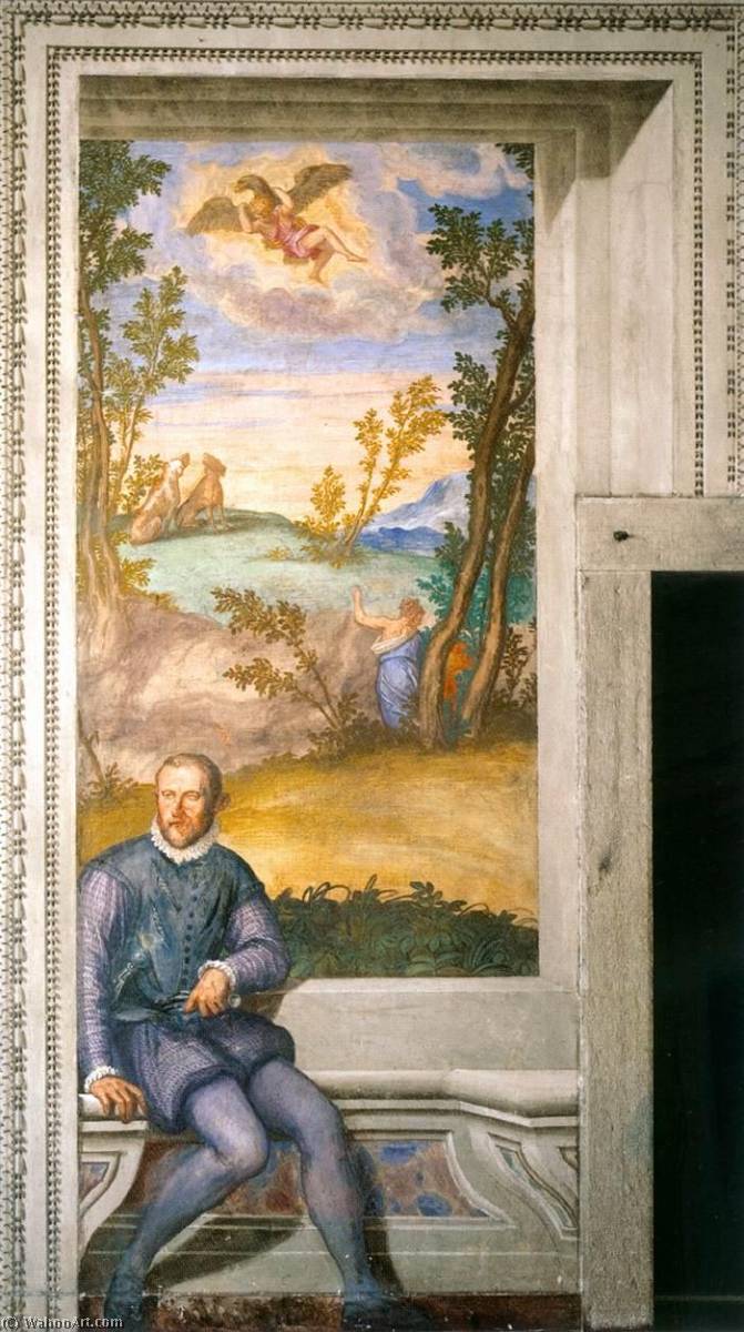 Order Paintings Reproductions Girolamo Godi, 1561 by Givanni Battista Zelotti (1526-1578) | ArtsDot.com