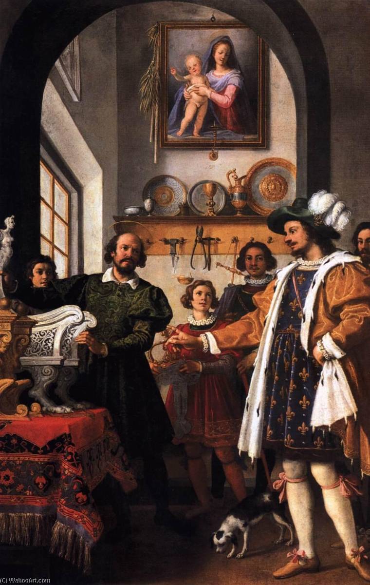 Order Oil Painting Replica The Honesty of Eligius, 1614 by Jacopo Chimenti (1551-1640) | ArtsDot.com