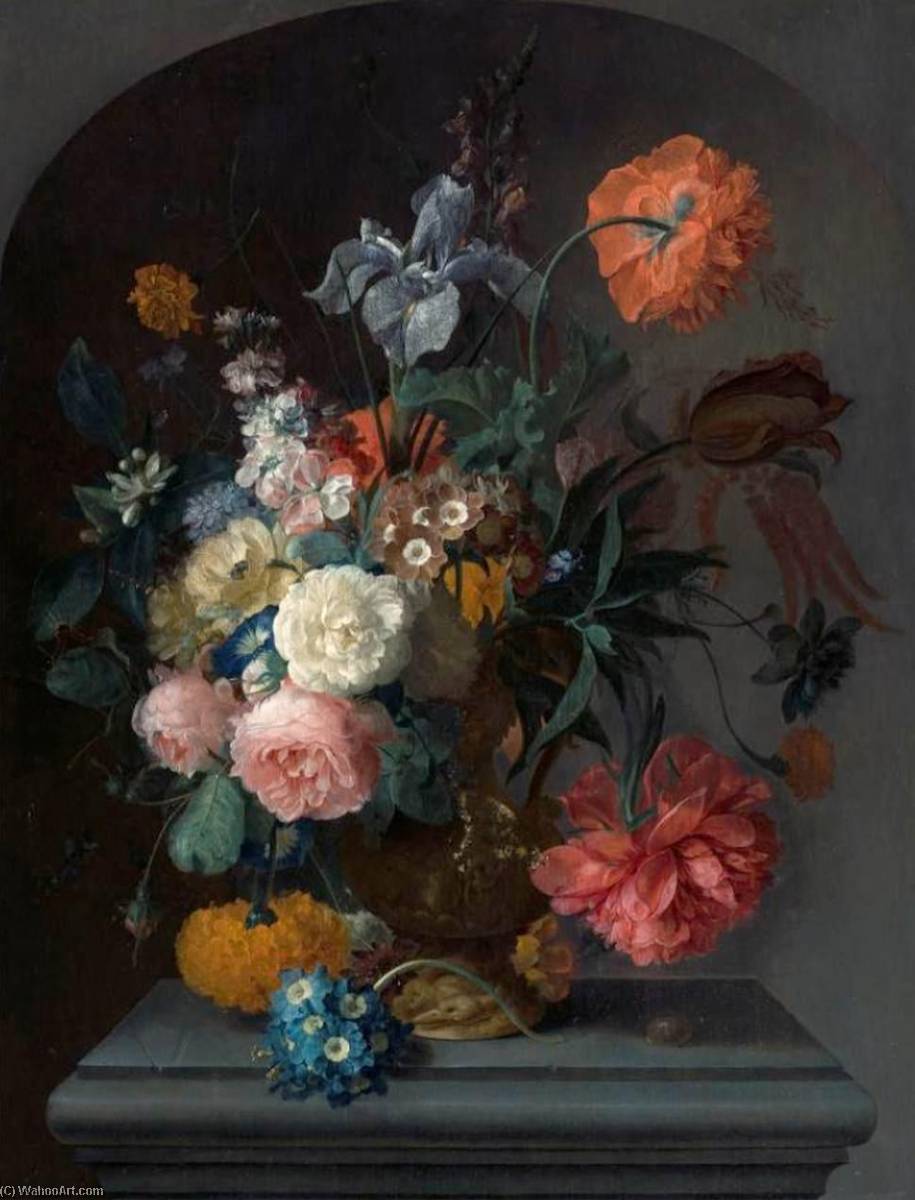 Still Life of Flowers, 1719 by Coenraet Roepel Coenraet Roepel | ArtsDot.com