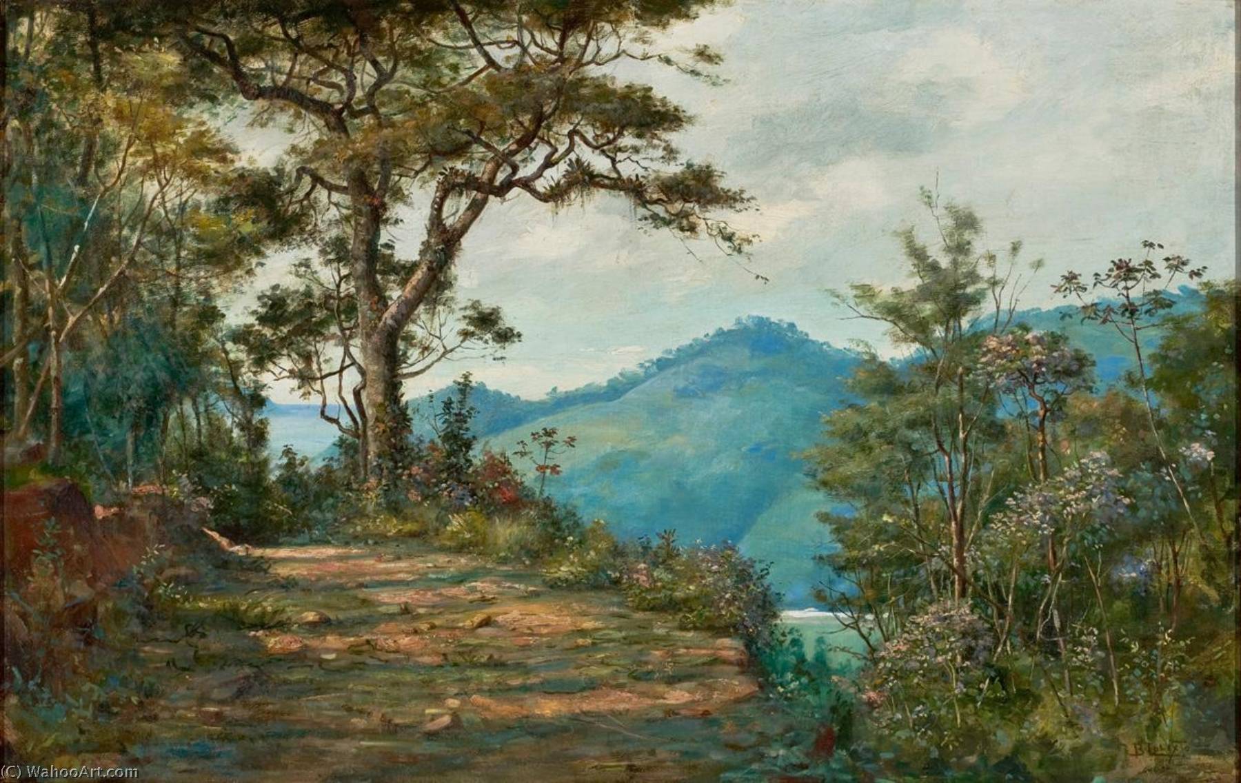 Buy Museum Art Reproductions English Landscape Português Paisagem (da série Mata ), 1920 by Benedito Calixto (1853-1927, Brazil) | ArtsDot.com