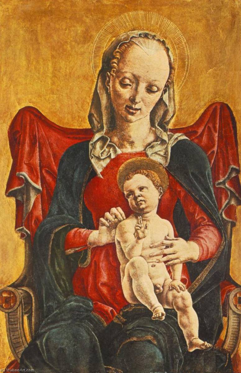 Order Art Reproductions English Madonna with the Child, 1475 by Cosmè Tura (1430-1495, Italy) | ArtsDot.com
