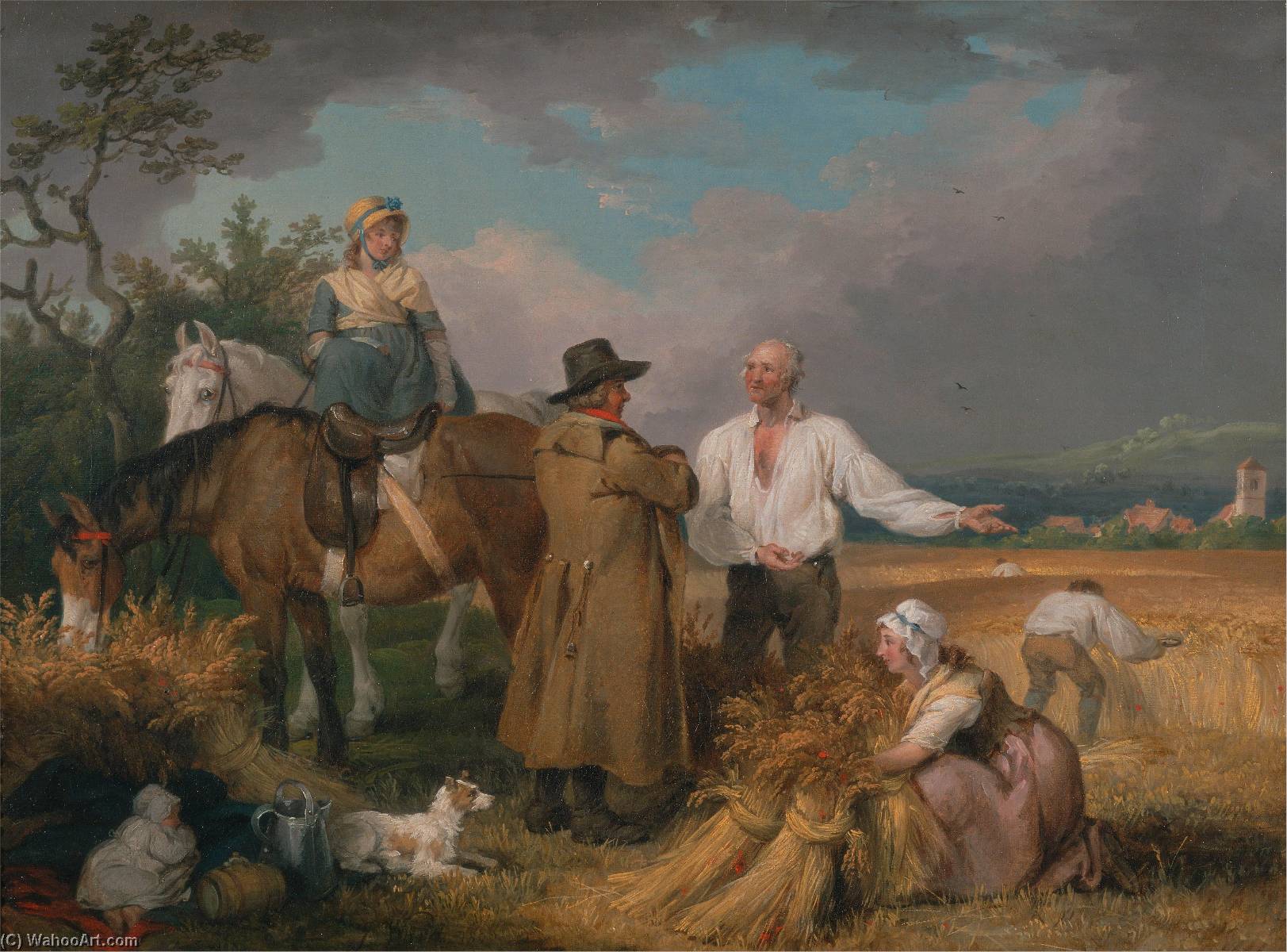 Buy Museum Art Reproductions The Reapers, 1800 by James Ward (1769-1859, United Kingdom) | ArtsDot.com