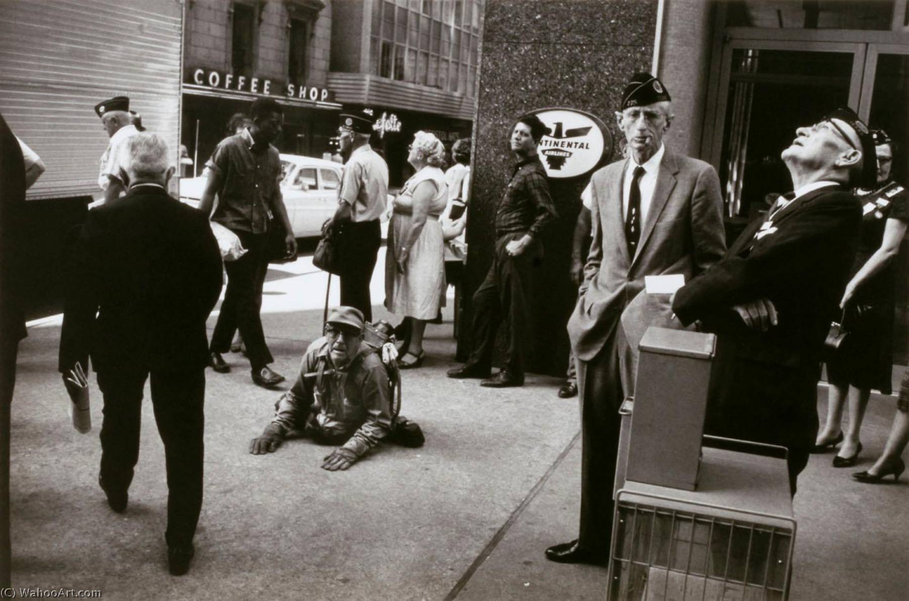 Order Art Reproductions American Legion Convention, Dallas, Texas, 1974 by Garry Winogrand (Inspired By) (1928-1984, United States) | ArtsDot.com