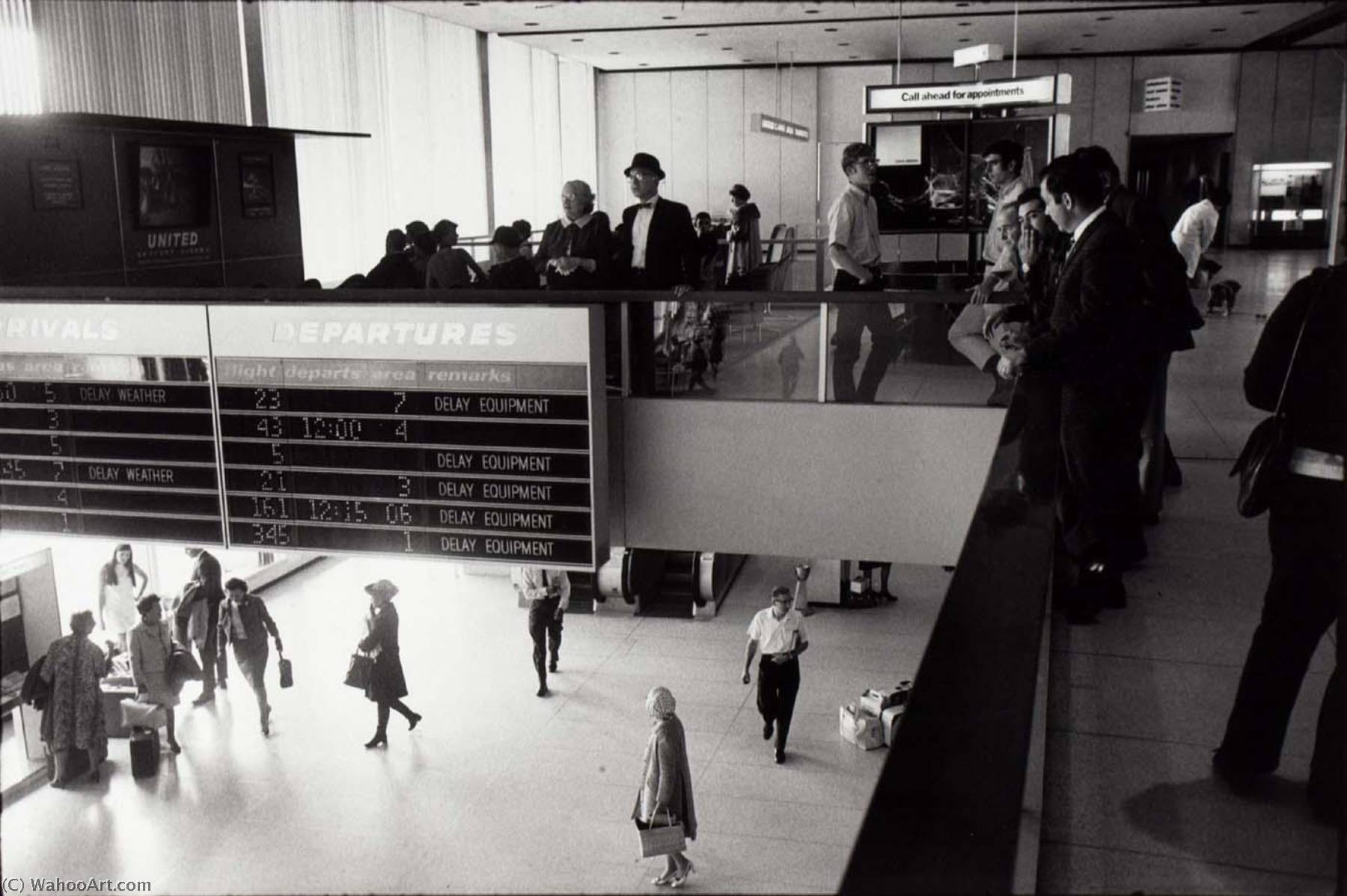 Buy Museum Art Reproductions Untitled (T.W.A. Terminal), 1978 by Garry Winogrand (Inspired By) (1928-1984, United States) | ArtsDot.com