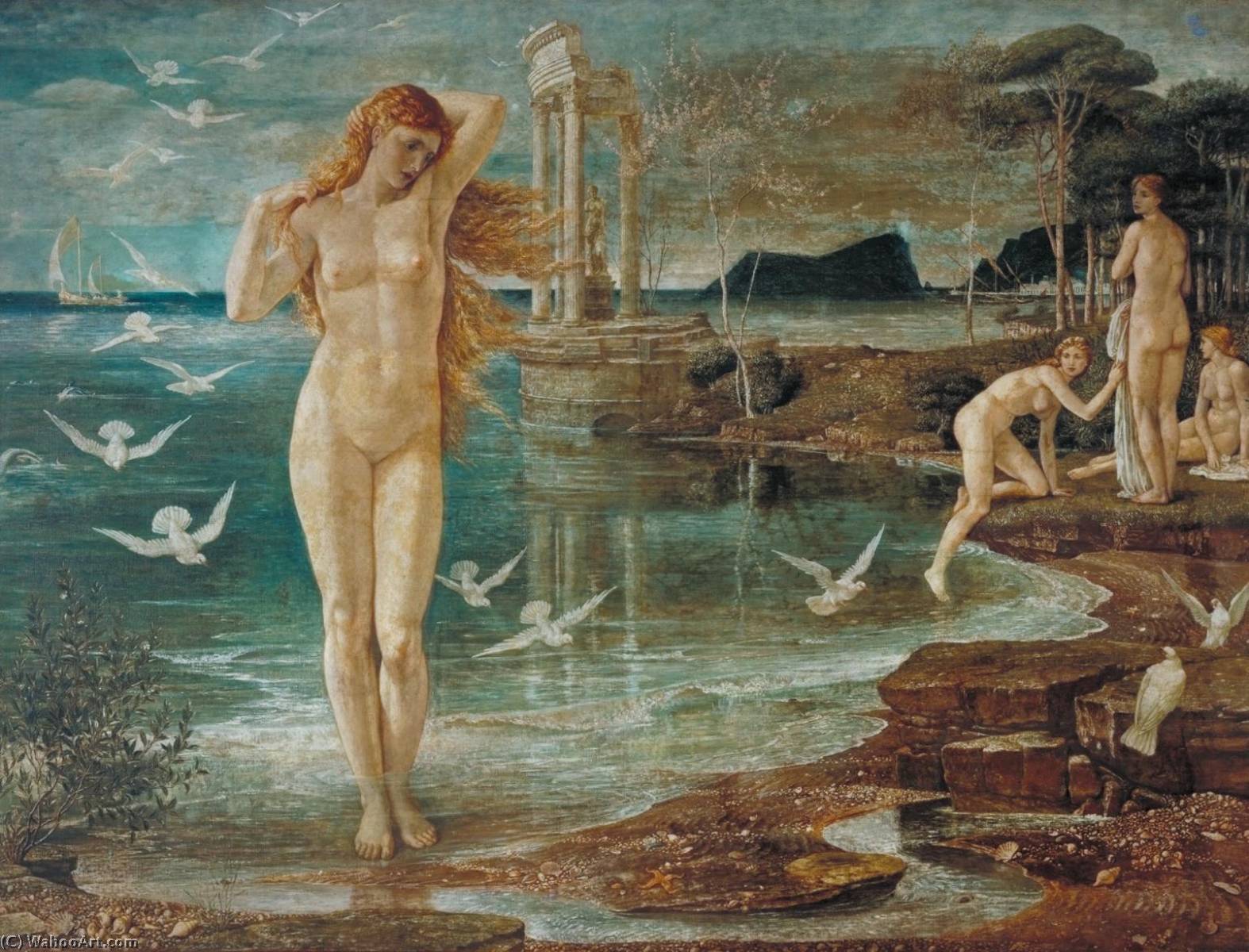 Order Art Reproductions The Renaissance of Venus, 1877 by Walter Crane (1845-1915, United Kingdom) | ArtsDot.com