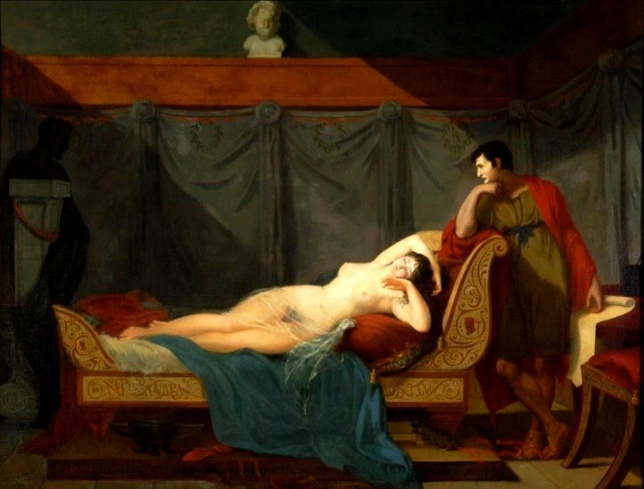 Order Oil Painting Replica Lucien Bonaparte Contemplating His Mistress, 1802 by Guillaume Lethière | ArtsDot.com
