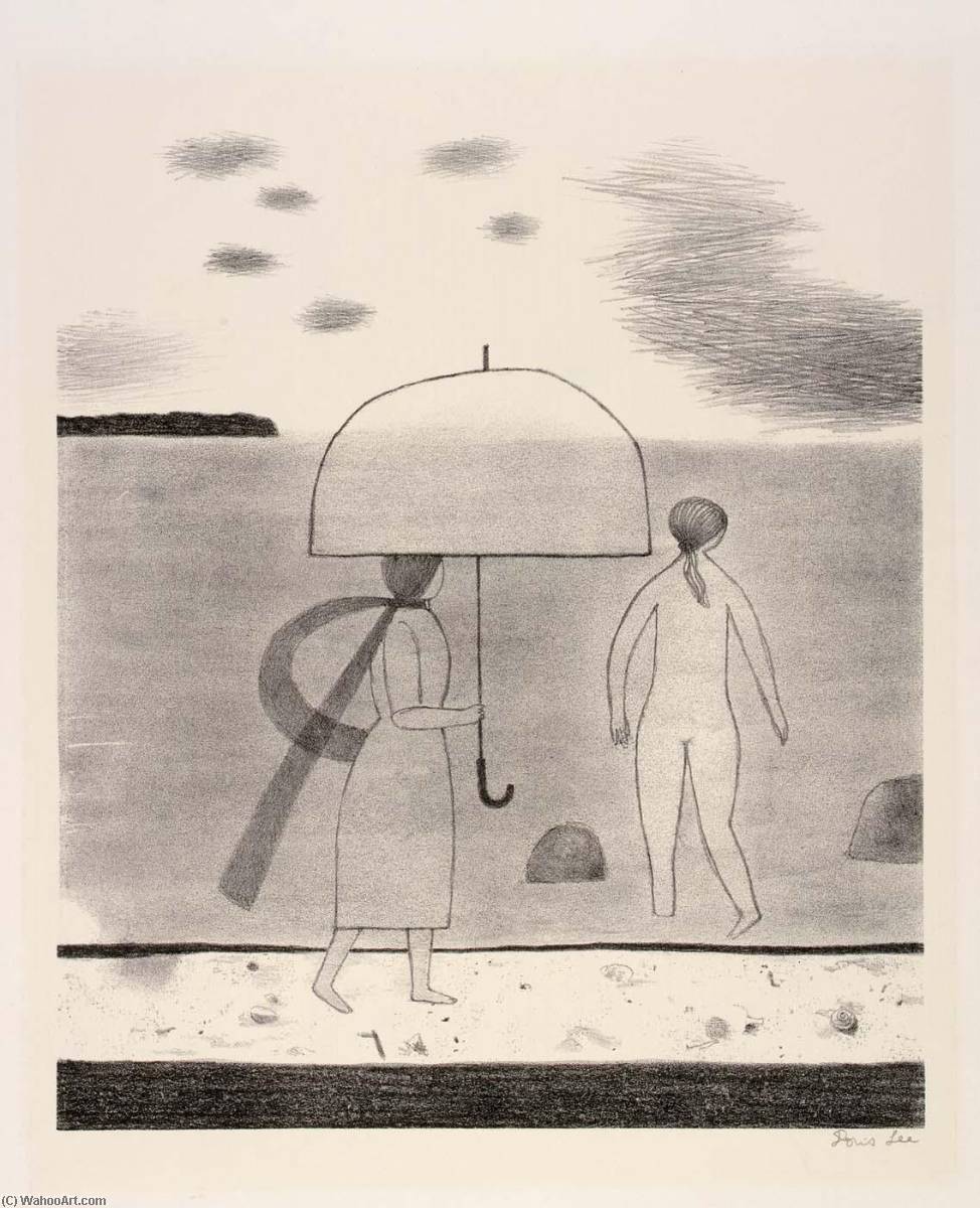 Buy Museum Art Reproductions (Untitled) (Two Women on Beach) by Doris Lee (Inspired By) (1897-1971, United States) | ArtsDot.com