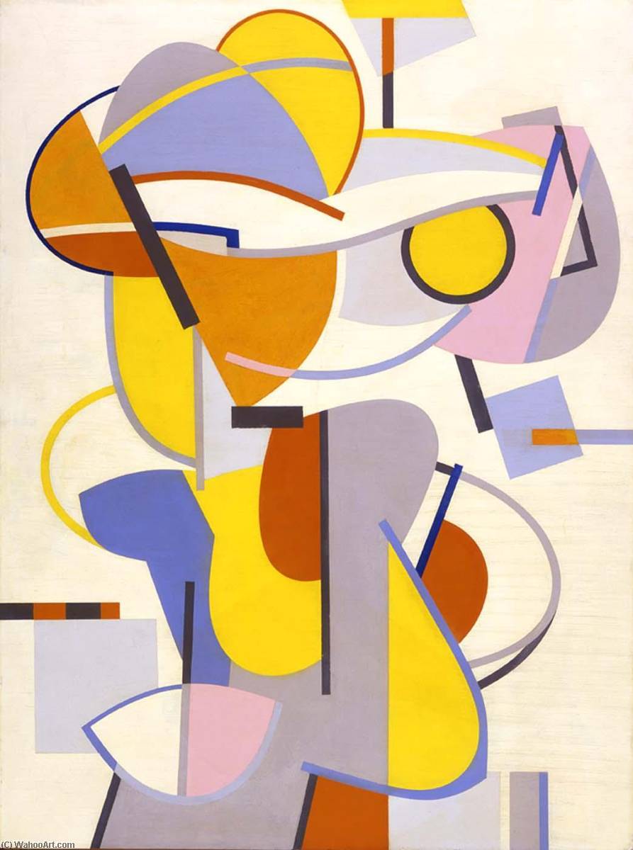 Order Artwork Replica Gridiron, 1944 by Carl Holty (Inspired By) (1900-1973, Germany) | ArtsDot.com