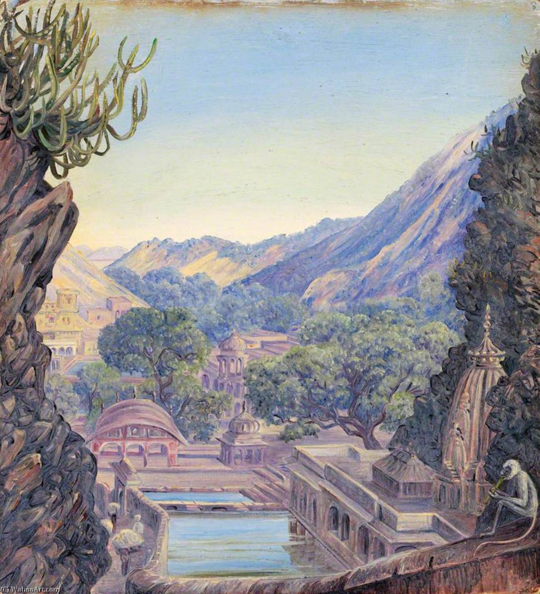 顺序 藝術再現 The Galpa, Jeypore, 1880 通过 Marianne North (1830-1890, United Kingdom) | ArtsDot.com