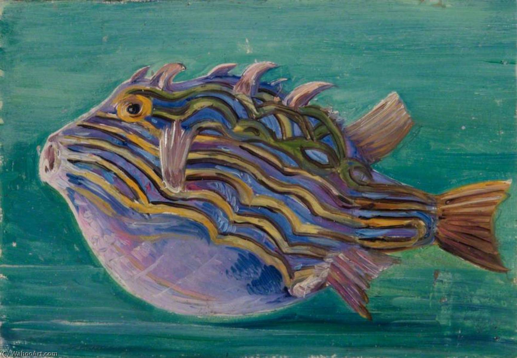 Buy Museum Art Reproductions Exotic Fish, 1880 by Marianne North (1830-1890, United Kingdom) | ArtsDot.com