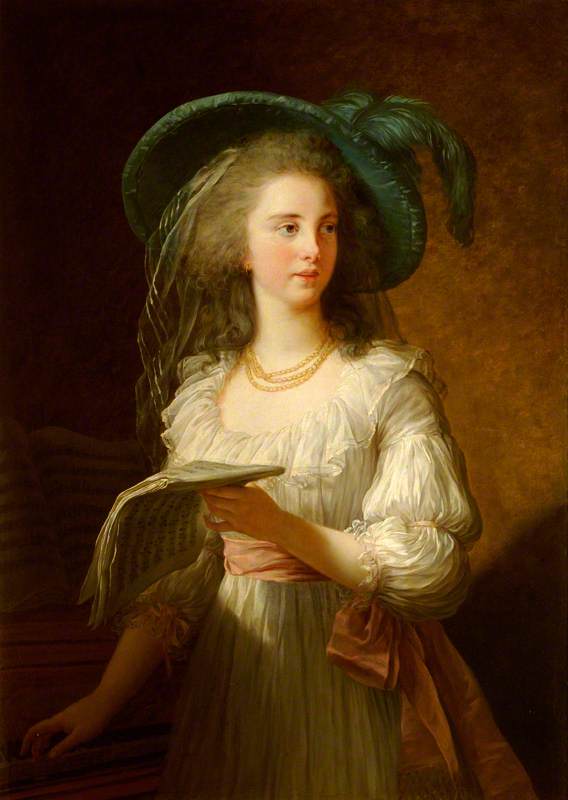 Order Art Reproductions Martine Gabrielle Yoland de Polastron (1745–1793), duchesse de Polignac, 1783 by Elisabeth-Louise Vigée-Lebrun | ArtsDot.com