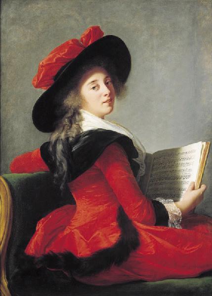 Buy Museum Art Reproductions Portrait de la baronne de Crussol by Elisabeth-Louise Vigée-Lebrun | ArtsDot.com