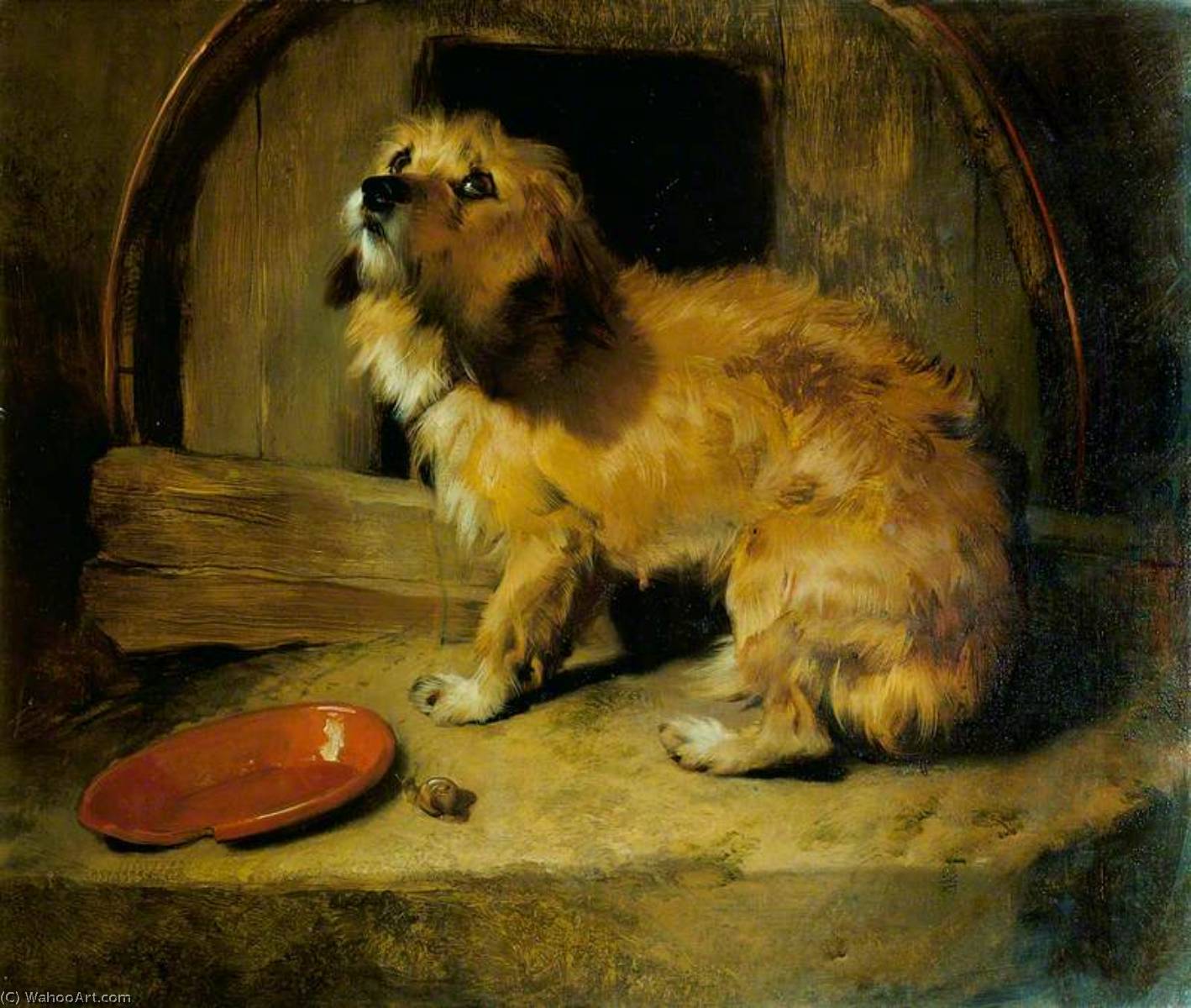 Получить Репродукции Изобразительного Искусства Нет места, как дома, 1842 по Edwin Henry Landseer | ArtsDot.com