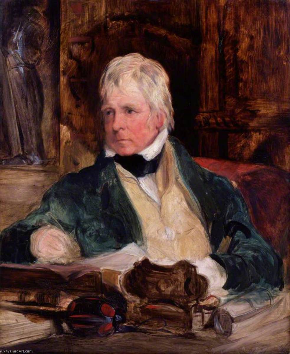 Buy Museum Art Reproductions Sir Walter Scott, 1st Bt, 1824 by Edwin Henry Landseer | ArtsDot.com