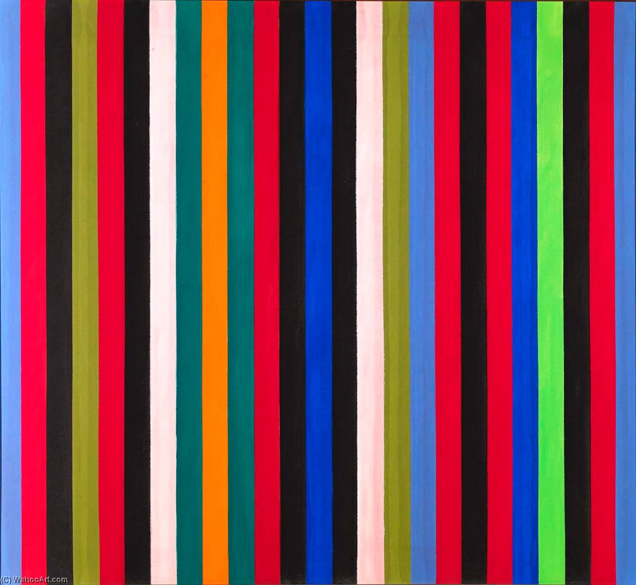 Buy Museum Art Reproductions Hot Beat, 1964 by Gene Davis (Inspired By) (1920-1985, United States) | ArtsDot.com