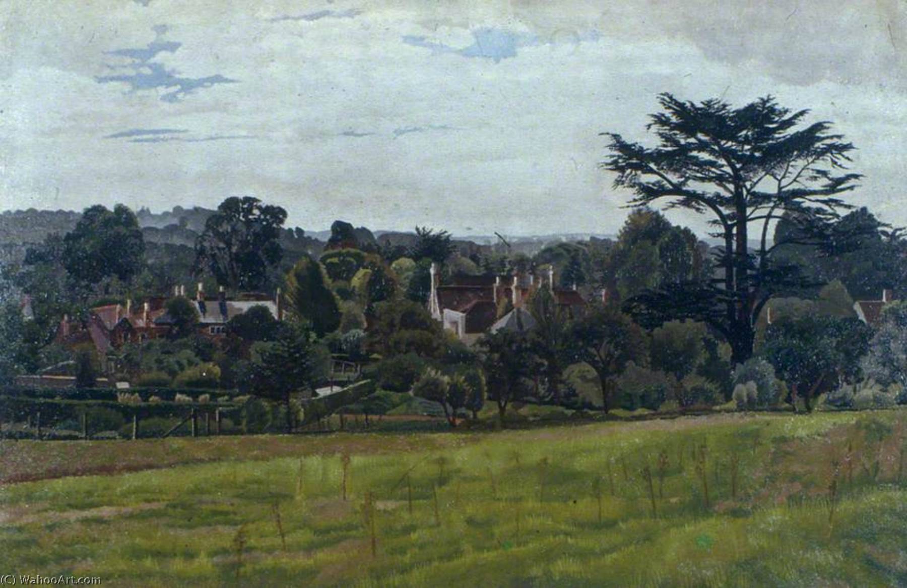 Pound Field, Cookham, 1935 by Stanley Spencer Stanley Spencer | ArtsDot.com