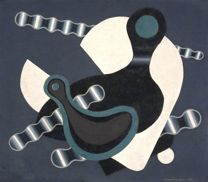 Order Art Reproductions Composition – Crank and Chain, 1932 by Edward Alexander Wadsworth (1889-1949, United Kingdom) | ArtsDot.com