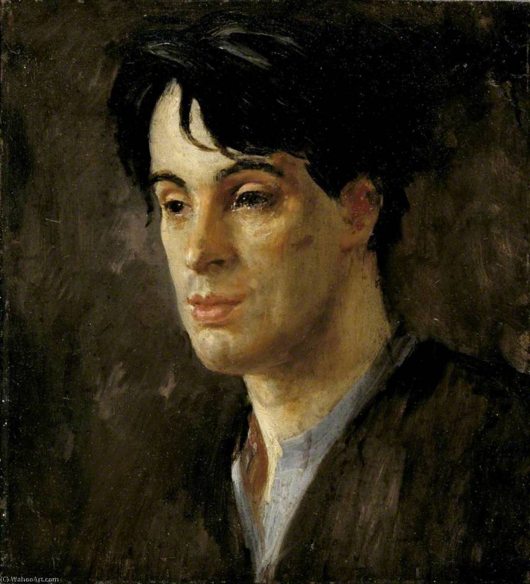Buy Museum Art Reproductions W. B. Yeats, 1907 by Augustus Edwin John (Inspired By) (1878-1961, United States) | ArtsDot.com