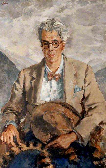 Order Art Reproductions William Butler Yeats (1865–1939), Irish Poet and Patriot, 1930 by Augustus Edwin John (Inspired By) (1878-1961, United States) | ArtsDot.com