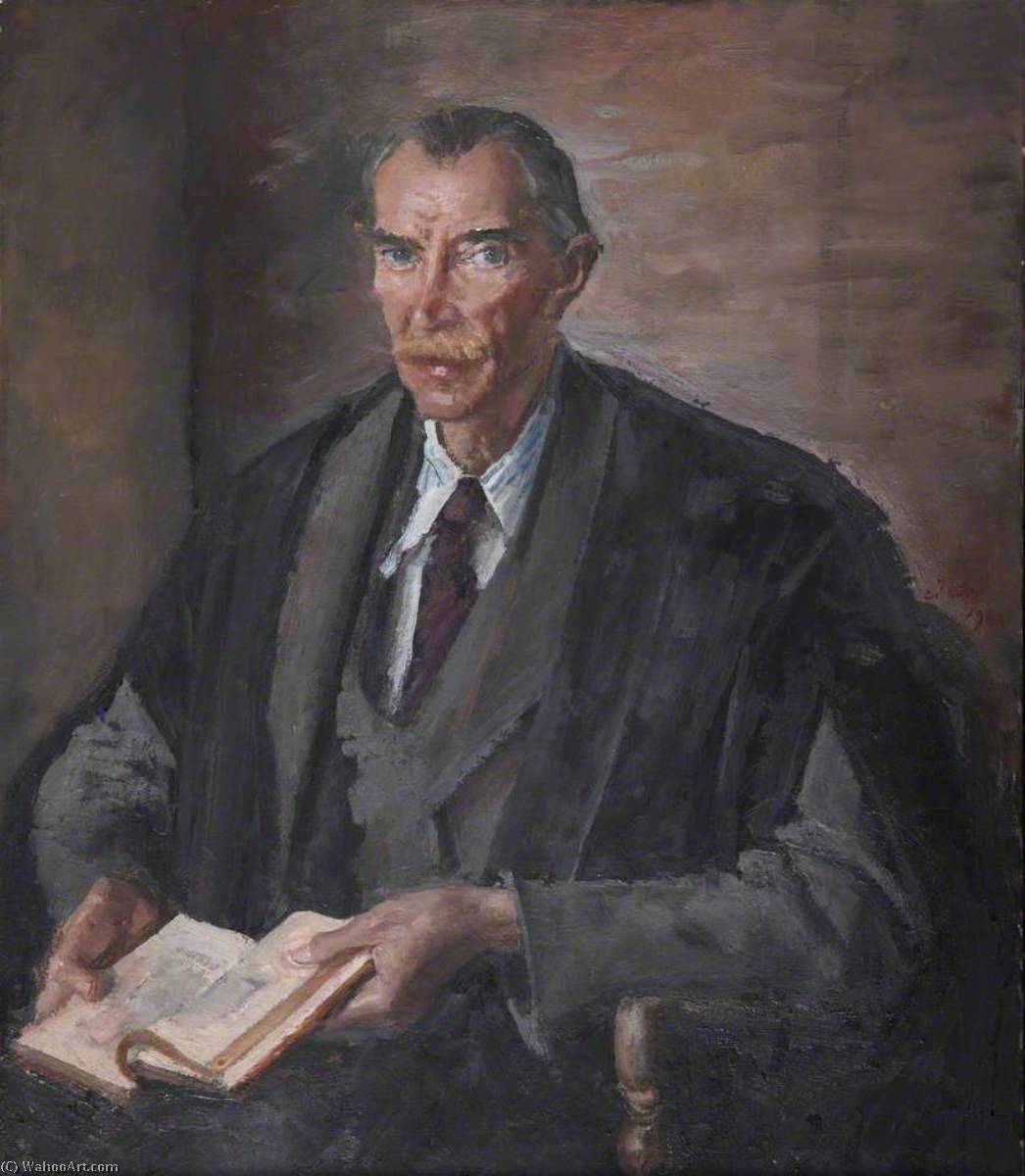 Order Oil Painting Replica Sir Edmund Craster (1879–1959), 1944 by Augustus Edwin John (Inspired By) (1878-1961, United States) | ArtsDot.com