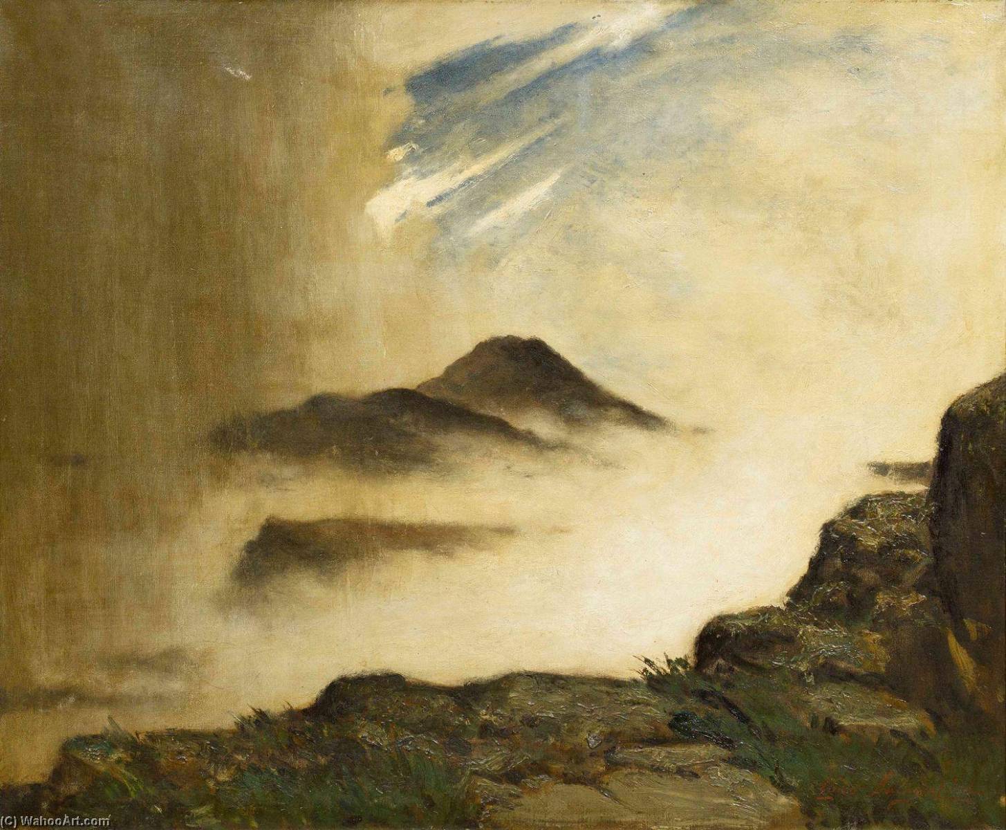 Order Oil Painting Replica Drama on the mountain top, 1905 by Elliott Daingerfield (1859-1932) | ArtsDot.com