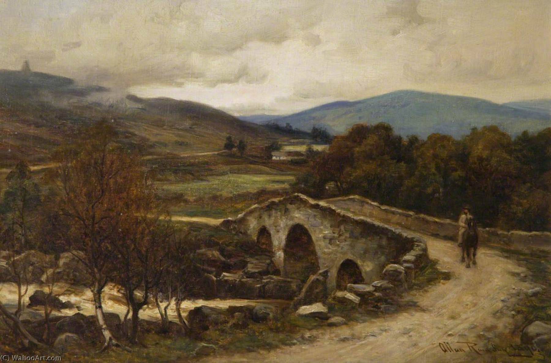 Order Oil Painting Replica A Grey Day at Dalbrack, Glenesk, 1890 by Allan Ramsay | ArtsDot.com